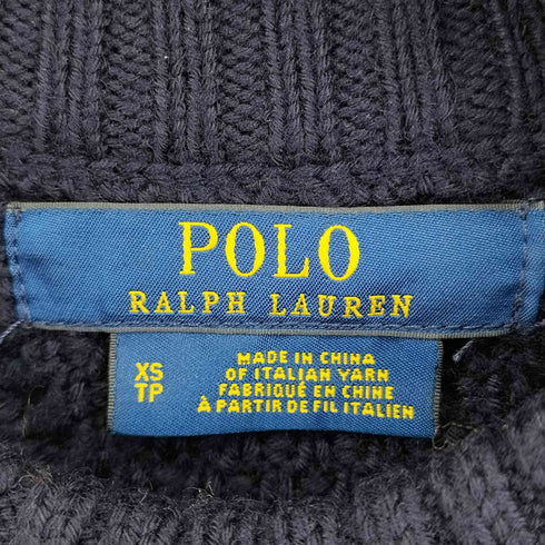 ポロラルフローレン POLO RALPH LAUREN ショルダーボタンケーブルニットワンピース レディース import:XS