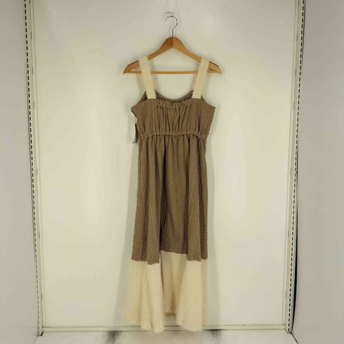 イデム IDEM fringe docking cami onepiece フリンジドッキング キャミワンピース レディース FREE
