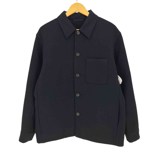 ユニクロ UNIQLO 24aw ダブルフェイスシャツジャケット メンズ JPN:L