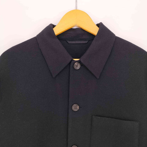 ユニクロ UNIQLO 24aw ダブルフェイスシャツジャケット メンズ JPN:L