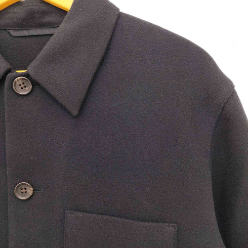 ユニクロ UNIQLO 24aw ダブルフェイスシャツジャケット メンズ JPN:L