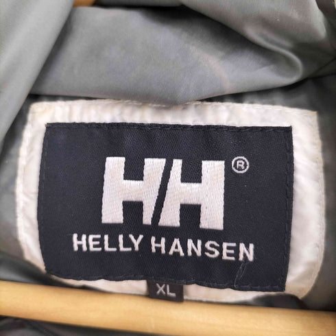 ヘリーハンセン HELLY HANSEN ロゴ刺繍 フーデッド ダウンジャケット メンズ