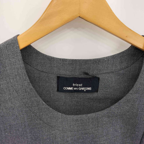 トリココムデギャルソン tricot COMME des GARCONS 変形 半袖カットソーワンピース レディース