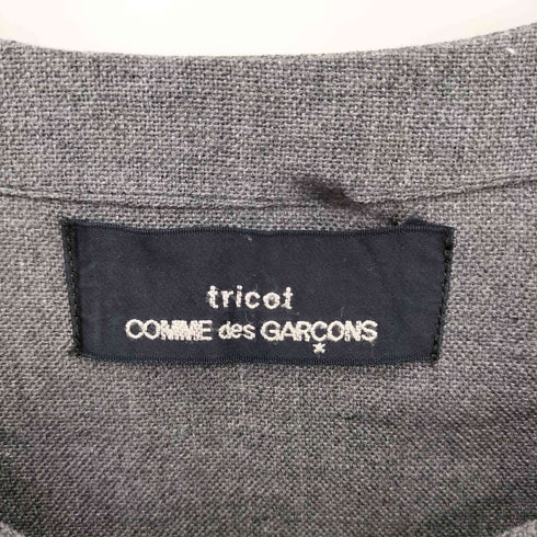 トリココムデギャルソン tricot COMME des GARCONS 変形 半袖カットソーワンピース レディース