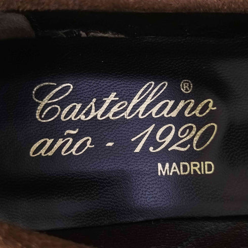 CASTELLANO スペイン製 スエード タッセルローファー レディース JPN:38