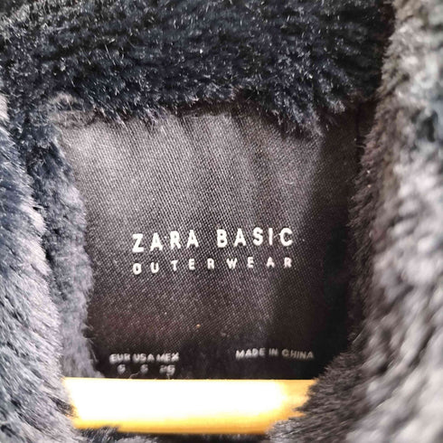 ザラベーシック ZARABASIC ファー付き 中綿 ロングコート レディース import:S