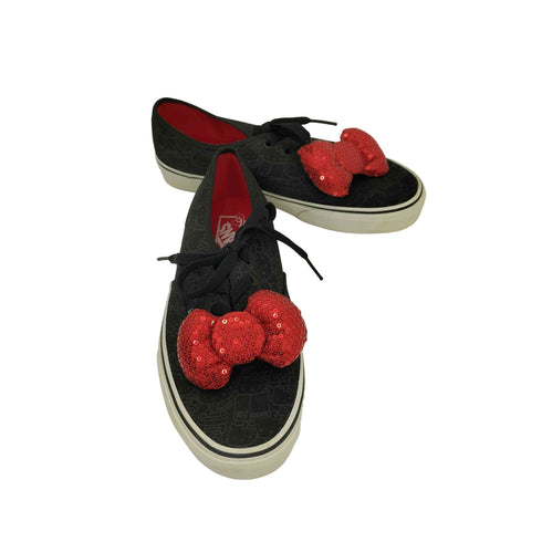 バンズ VANS キャラクター 総柄 リボン 装飾 ローカット スニーカー レディース US:7.5