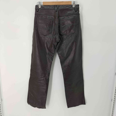 prms 本革 カウレザー パンツ メンズ US:32-33