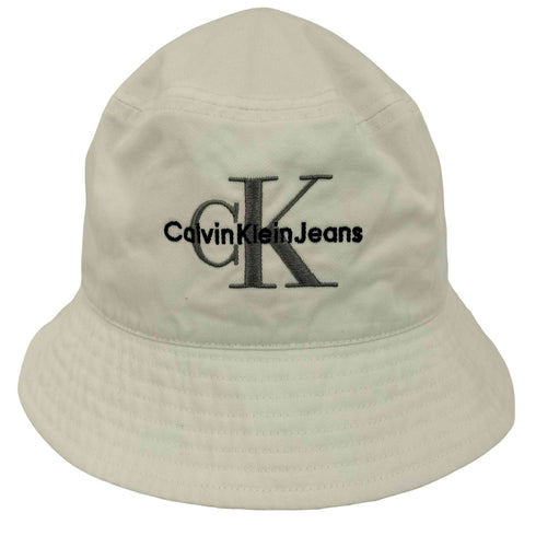 カルバンクラインジーンズ Calvin Klein Jeans MONOGRAM EMBROIDERY BUCKET HAT モノグラムエンブロイダリーバケットハット メンズ M