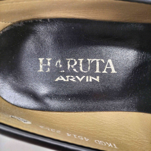 ハルタ HARUTA 4514 レザー ブラックローファー レディース 23 1/2 EE
