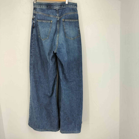 ジョンローレンスサリバン JOHN LAWRENCE SULLIVAN WASHED DENIM WIDE PANTS レディース JPN:L