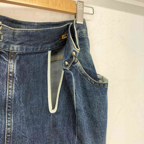 ジョンローレンスサリバン JOHN LAWRENCE SULLIVAN WASHED DENIM WIDE PANTS レディース JPN:L