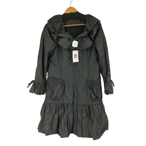 NATURAL FIT 中綿フリルカラージップコート レディース 38