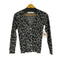 ザラ ZARA レオパード柄ニットカーディガン レディース import:S