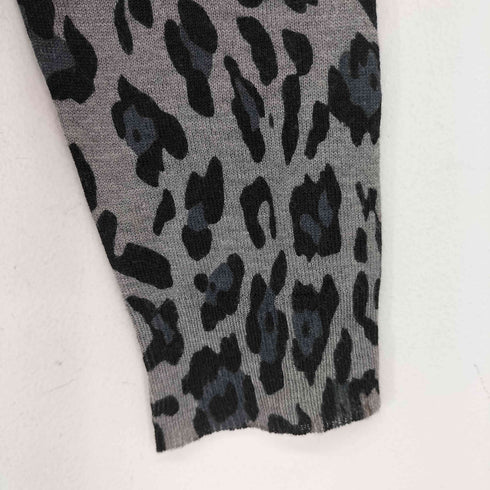 ザラ ZARA レオパード柄ニットカーディガン レディース import:S