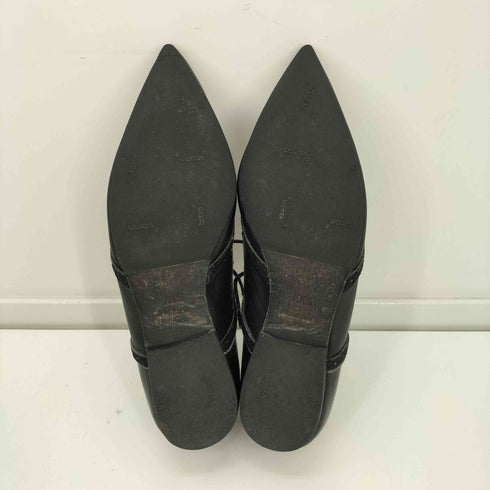 アンダーカバー UNDERCOVER 02AW WITCH’S CELL DIVISION 魔女期 パンチング スウェード ポインテッドトゥ レザー ドレス シューズ vibramソール レディース XXS