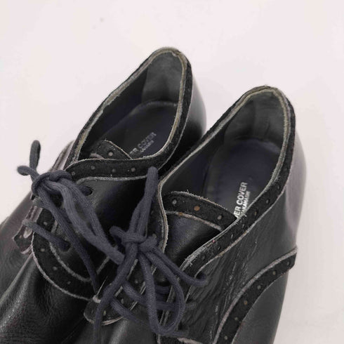 アンダーカバー UNDERCOVER 02AW WITCH’S CELL DIVISION 魔女期 パンチング スウェード ポインテッドトゥ レザー ドレス シューズ vibramソール レディース XXS