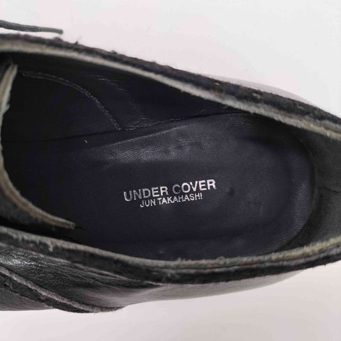アンダーカバー UNDERCOVER 02AW WITCH’S CELL DIVISION 魔女期 パンチング スウェード ポインテッドトゥ レザー ドレス シューズ vibramソール レディース XXS