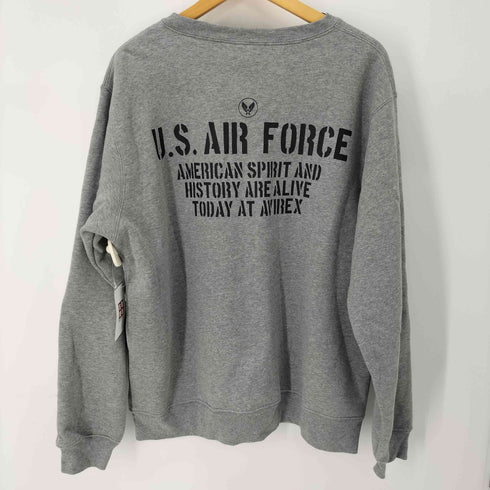 アヴィレックス AVIREX US AIR FORCE 裏起毛 スウェット メンズ JPN:XL