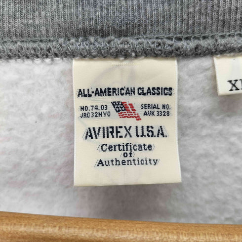 アヴィレックス AVIREX US AIR FORCE 裏起毛 スウェット メンズ JPN:XL