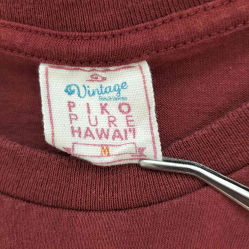 ピコ PIKO PURE HAWAI ロゴ グラフィック プリント S/S Tシャツ Y2K レディース import:M
