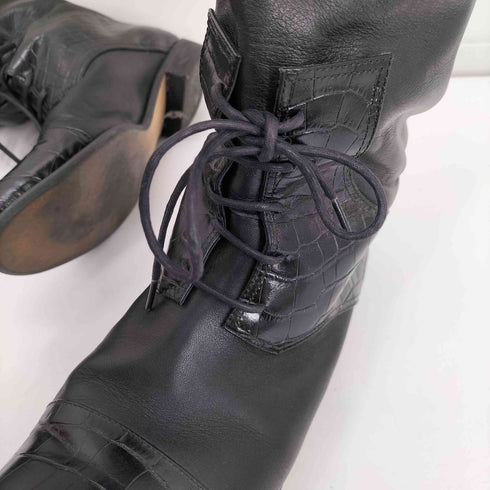 シティショップ CITY SHOP C Me Classic Loosefit ロングブーツ クロコ レディース JPN:38