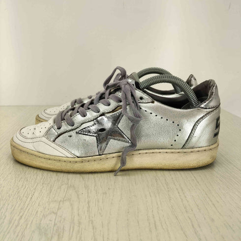 ゴールデングース GOLDEN GOOSE BALLSTAR メタリックローカットスニーカー レディース 36