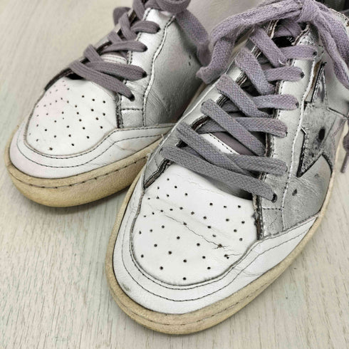 ゴールデングース GOLDEN GOOSE BALLSTAR メタリックローカットスニーカー レディース 36