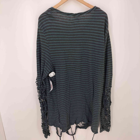 スビ KSUBI ダメージ加工 クルーネックカットソー Y2K メンズ JPN:L