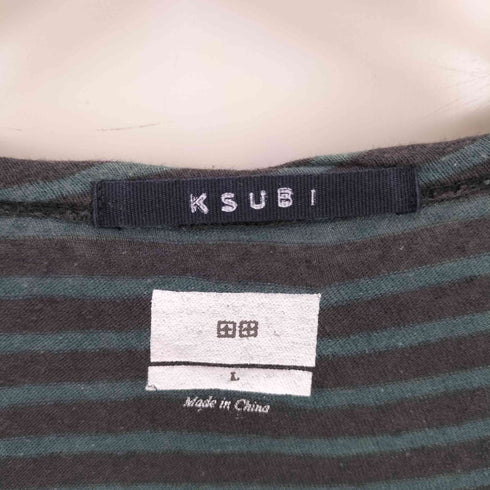 スビ KSUBI ダメージ加工 クルーネックカットソー Y2K メンズ JPN:L