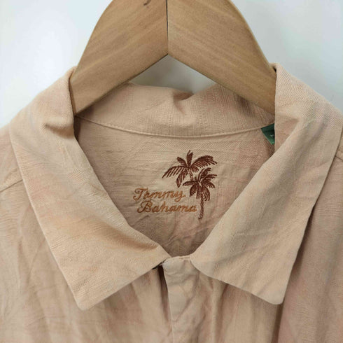 トミーバハマ Tommy Bahama 100%シルク 総柄 アロハシャツ メンズ JPN:L