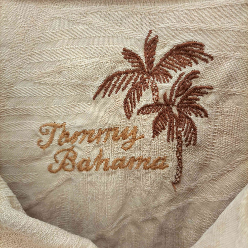 トミーバハマ Tommy Bahama 100%シルク 総柄 アロハシャツ メンズ JPN:L