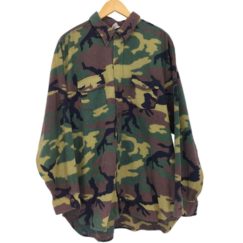 迷彩フランネルシャツ メンズ import:XL