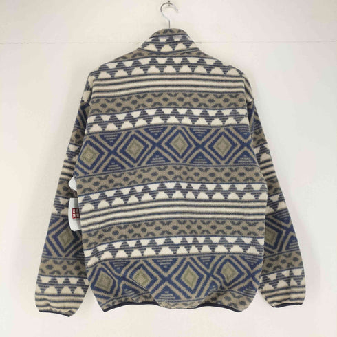 パタゴニア patagonia USA製 総柄 シンチラスナップフリース メンズ import:M