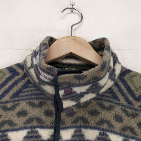 パタゴニア patagonia USA製 総柄 シンチラスナップフリース メンズ import:M