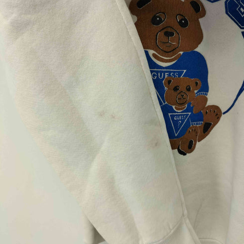 ゲス GUESS 90s ベアープリントクルーネックスウェット レディース