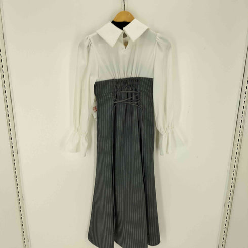 マジェスティックレゴン MAJESTIC LEGON シャツドッキングスタイルアップワンピ レディース JPN:S