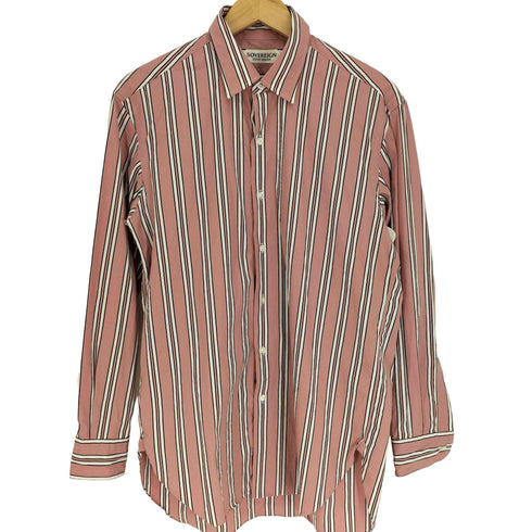 ソブリン Sovereign レギュラーカラー L/S ストライプ シャツ メンズ