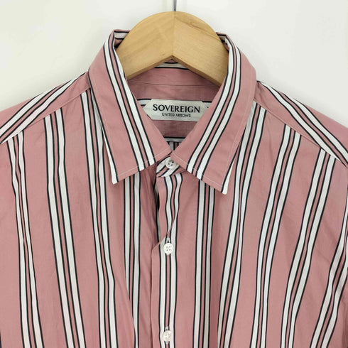 ソブリン Sovereign レギュラーカラー L/S ストライプ シャツ メンズ
