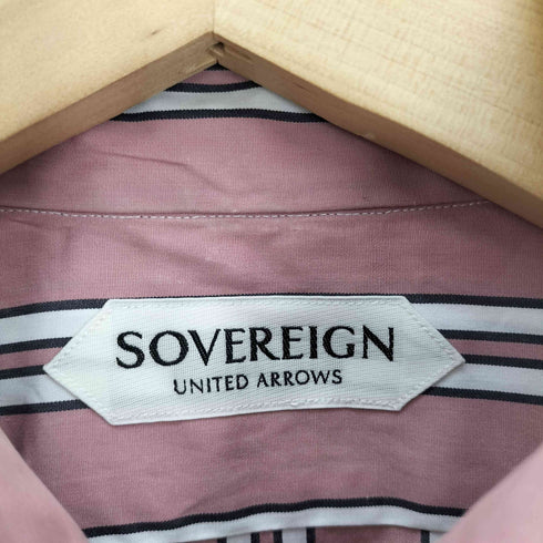 ソブリン Sovereign レギュラーカラー L/S ストライプ シャツ メンズ