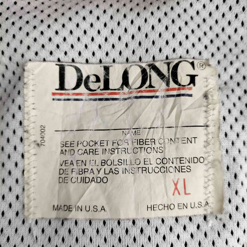 ディロング Delong 80s USA製 刺繍ロゴナイロンジャケット メンズ import:XL
