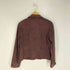 Y2K 転写プリント レーヨン混 ガーメントダイ フリル 3Bテーラードジャケット レディース JPN:M
