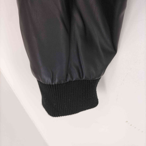 ザラ ZARA フェイクレザージャケット メンズ import:L