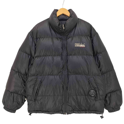 ファーストダウン FIRST DOWN 90s リバーシブル ダウンジャケット メンズ import:L