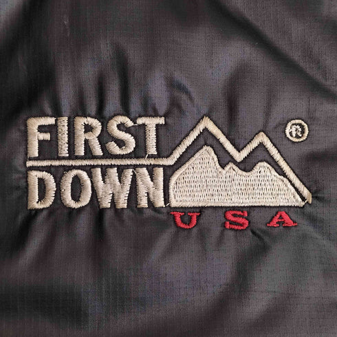 ファーストダウン FIRST DOWN 90s リバーシブル ダウンジャケット メンズ import:L
