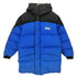 ファーストダウン FIRST DOWN 90s 雪山タグ バイカラー フーデット ダウンジャケット メンズ import:L