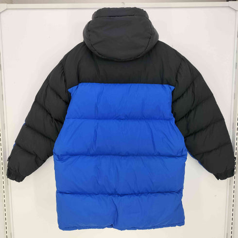 ファーストダウン FIRST DOWN 90s 雪山タグ バイカラー フーデット ダウンジャケット メンズ import:L