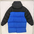 ファーストダウン FIRST DOWN 90s 雪山タグ バイカラー フーデット ダウンジャケット メンズ import:L