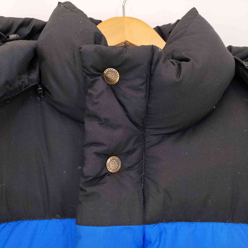 ファーストダウン FIRST DOWN 90s 雪山タグ バイカラー フーデット ダウンジャケット メンズ import:L