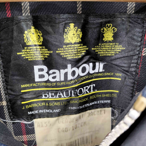 バブアー Barbour 90s 英国製 旧3ワラント BEAUFORT オイルドジャケット メンズ C40